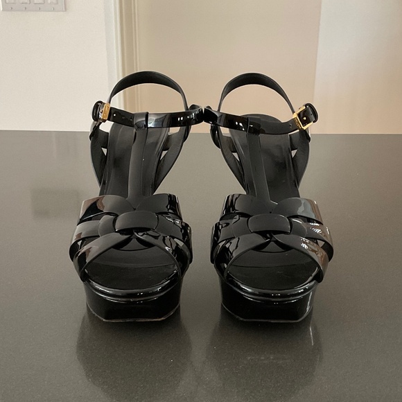 YSL Saint Laurent Tribute 105 platform sandals - Picture 3 of 13